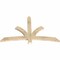 Ekena Millwork Davenport Rough Sawn Timber Gable Bracket, Douglas Fir, 60"W x 38"H x 2"D x 4"F, 15/12 Pitch GBW060X38X0204DAV00RDF - alternate 2